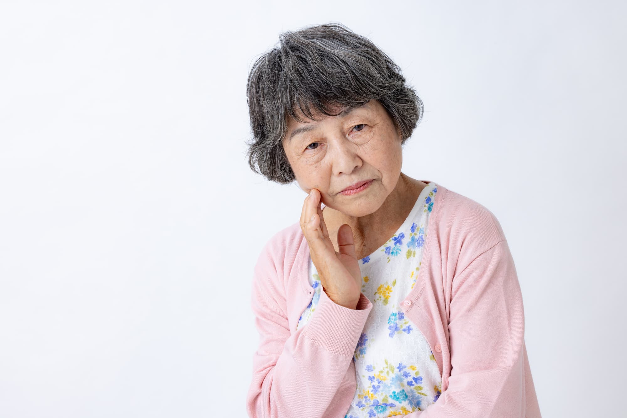 認知症の高齢女性