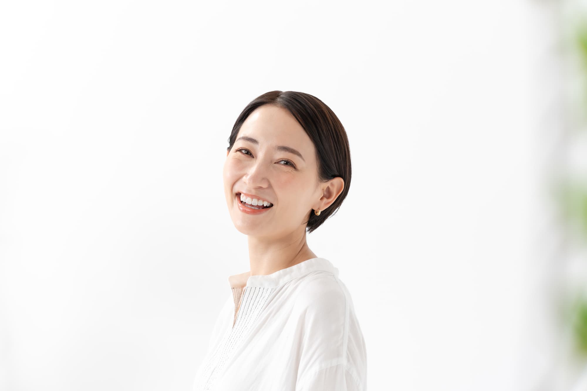 イライラしなくなった笑顔の女性