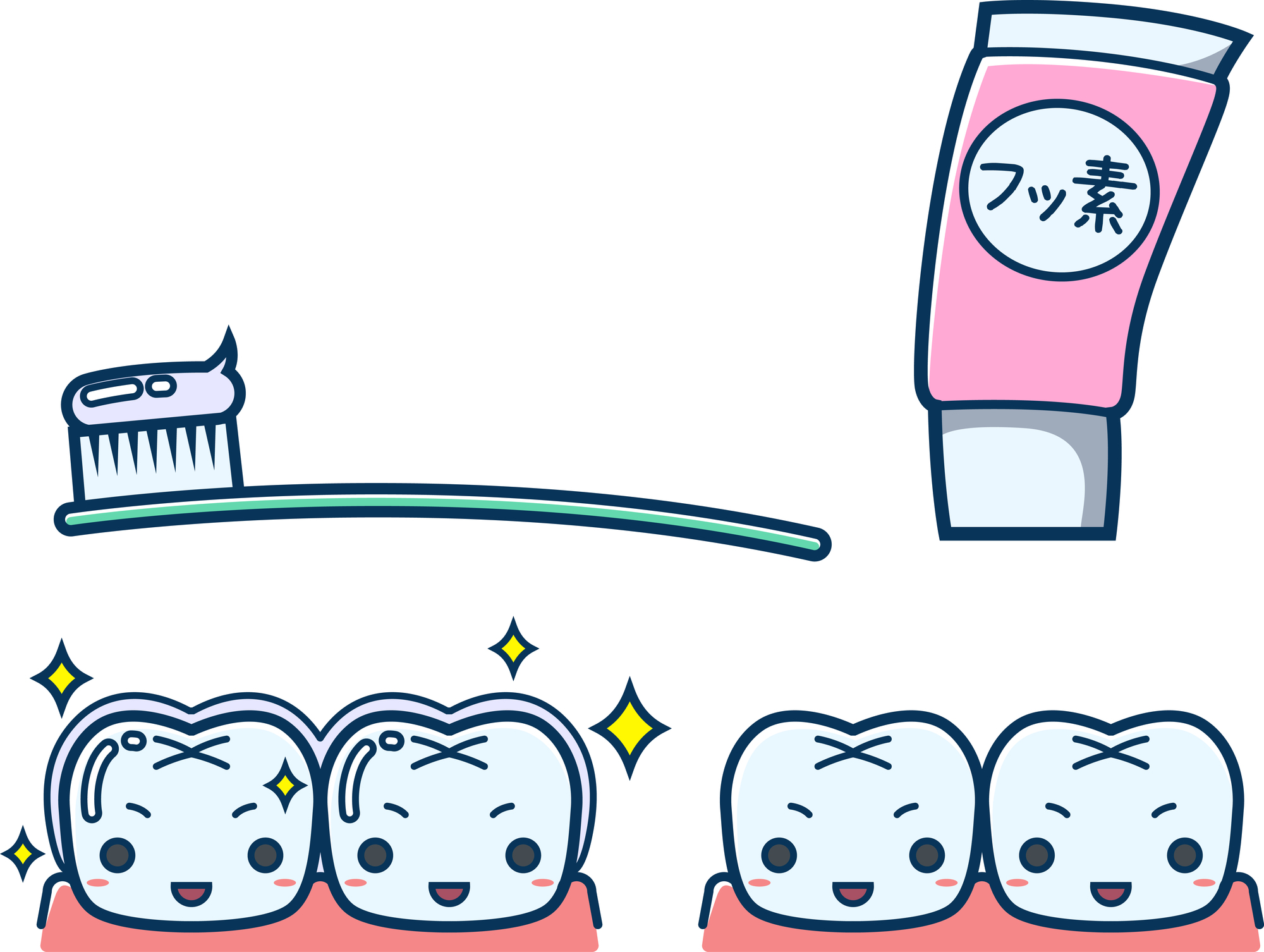 フッ化物入りの歯磨き粉