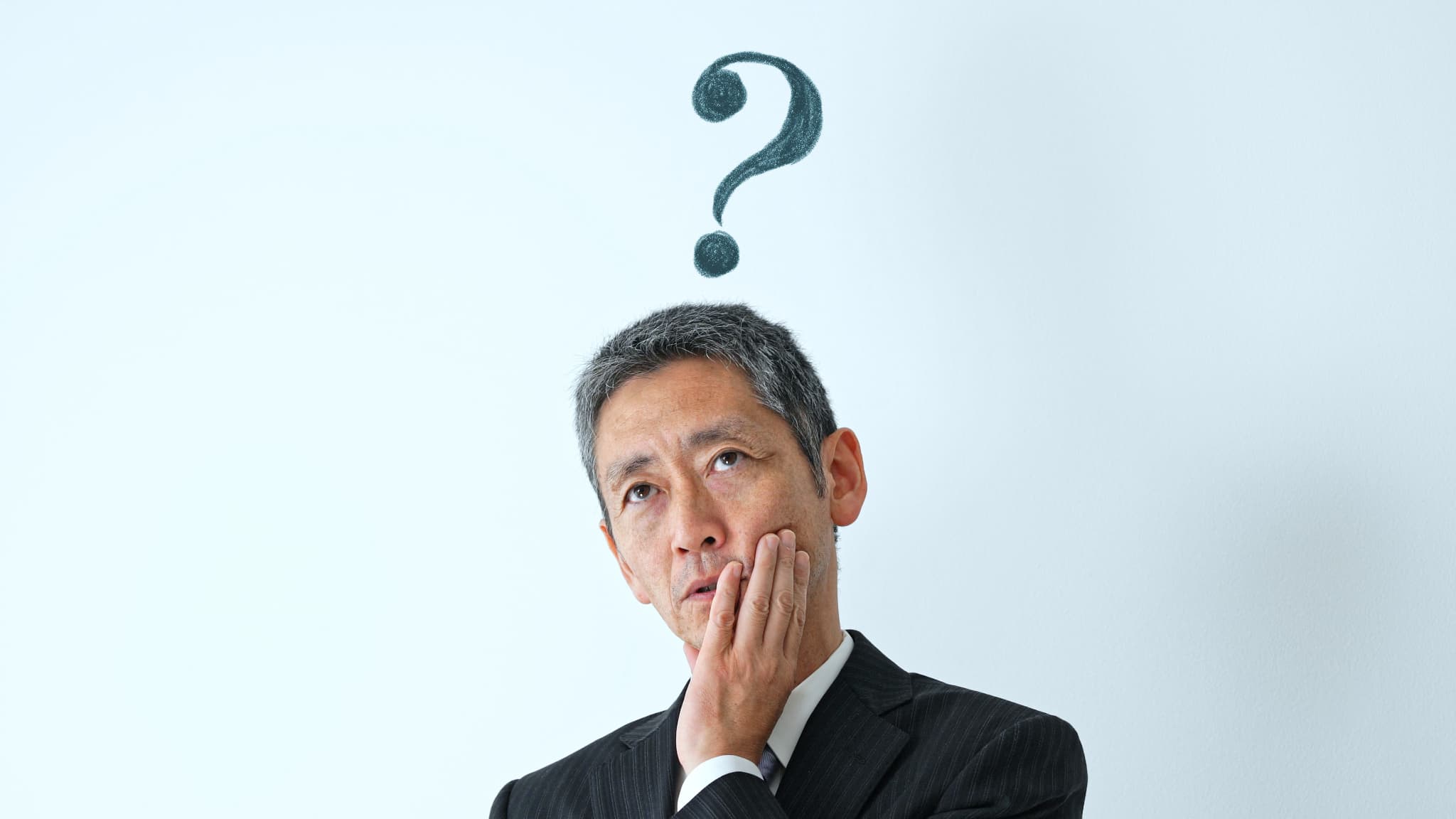 物忘れが多いと感じる男性