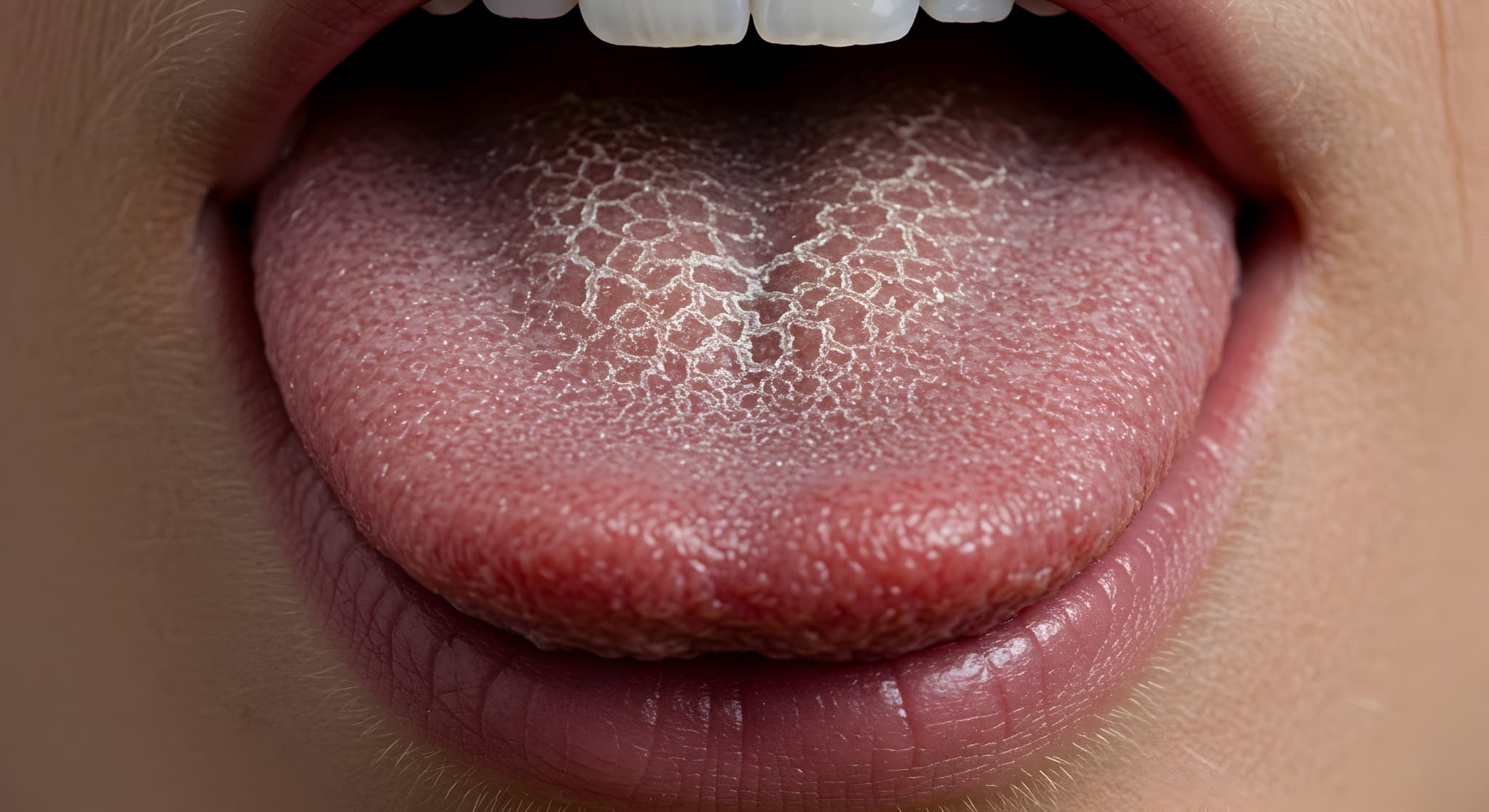 ドライマウスの口腔内