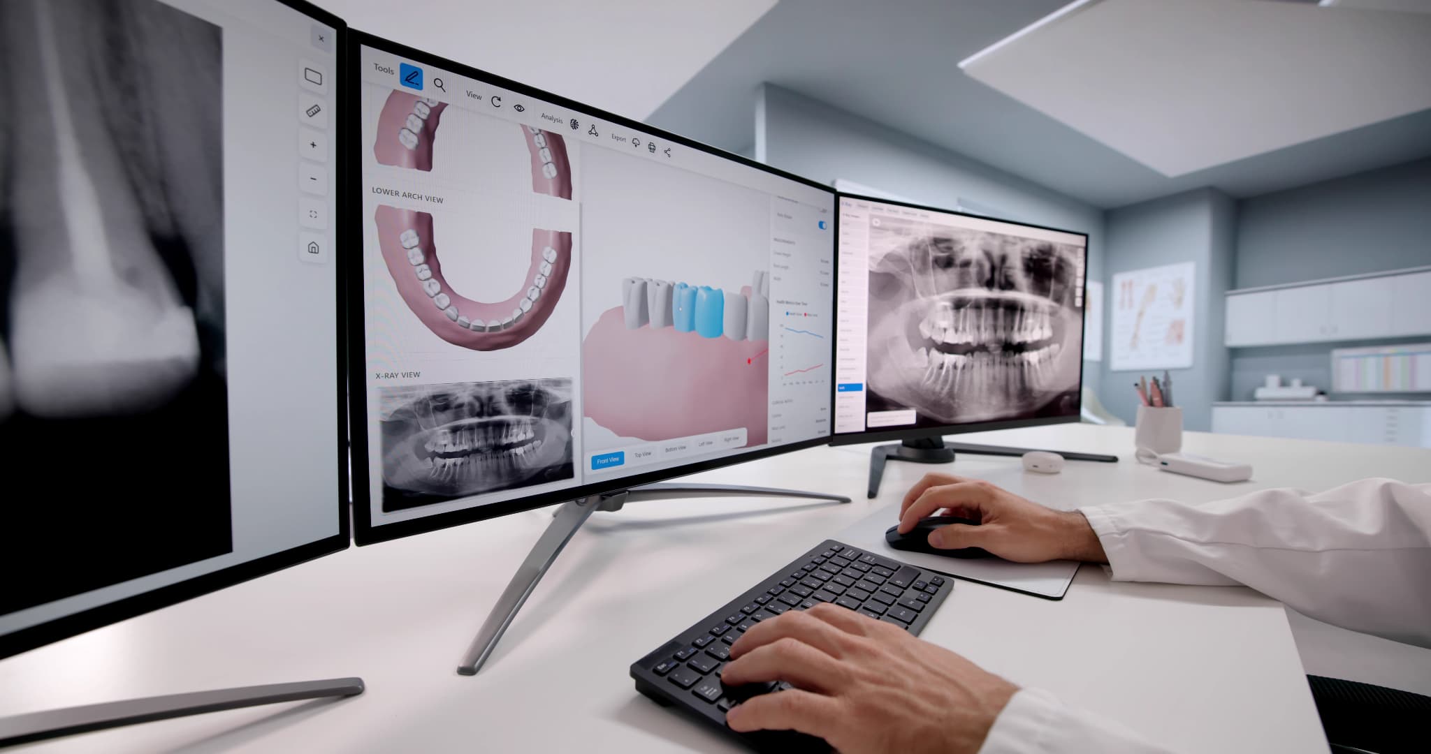 治療計画を立てる様子