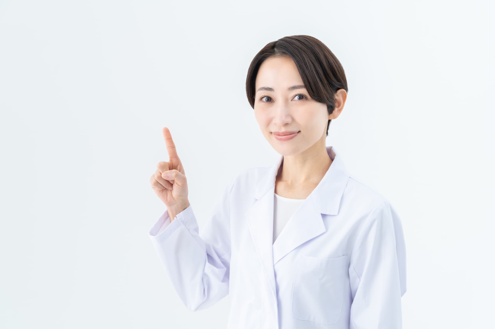 ポイントを伝える医師
