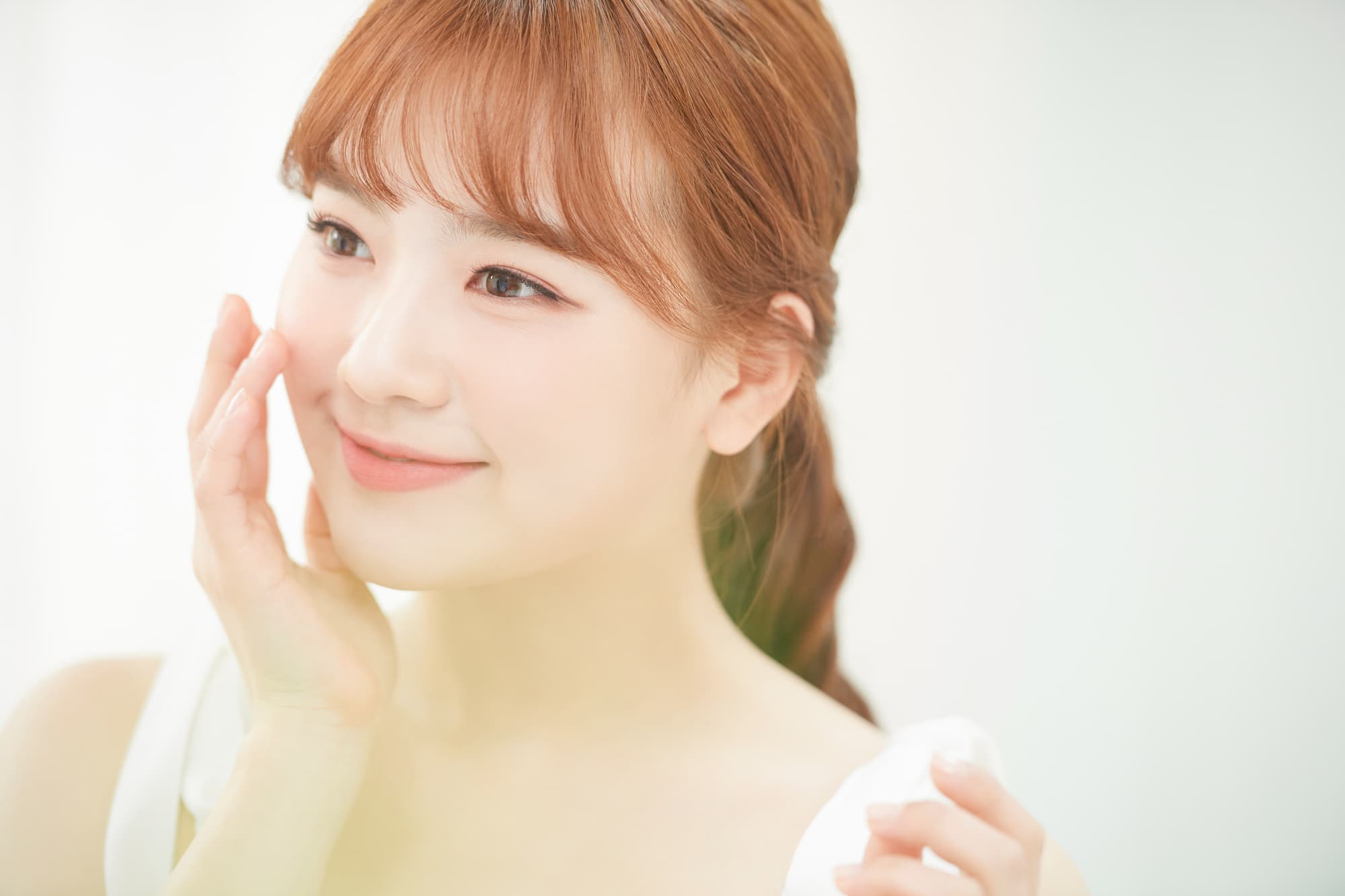 嚙み合わせを改善して肌が整った女性