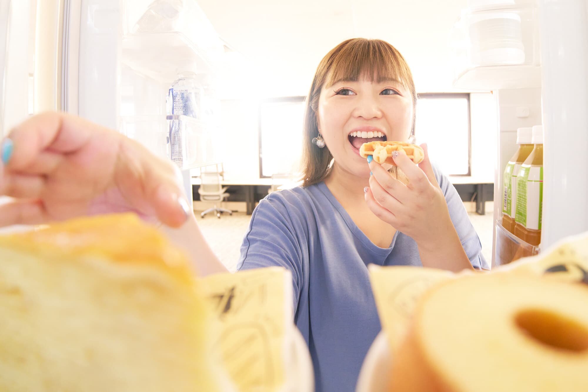 間食が多い女性